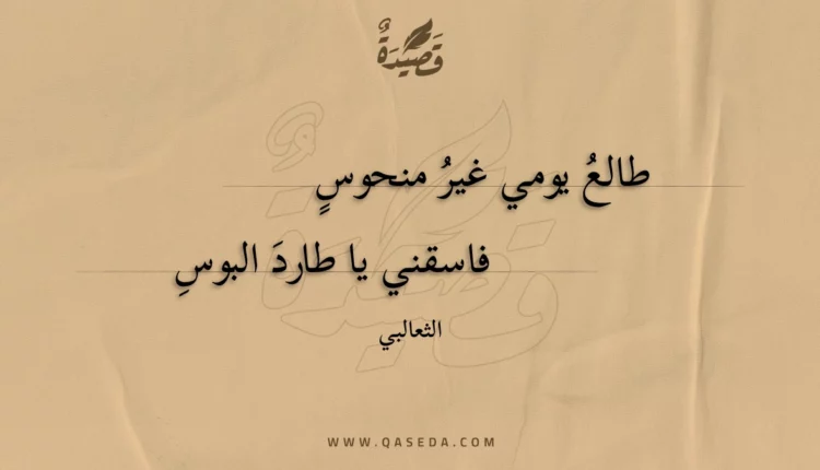 قصيدة طالع يومي غير منحوس