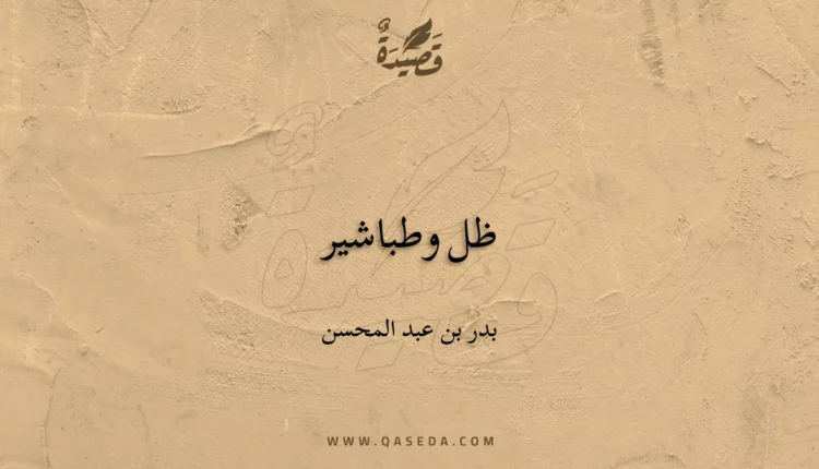 قصيدة ظل وطباشير
