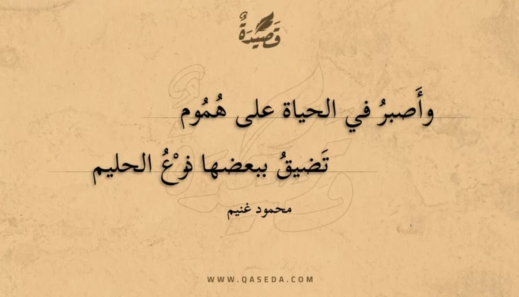 قصيدة ظلع وشيب