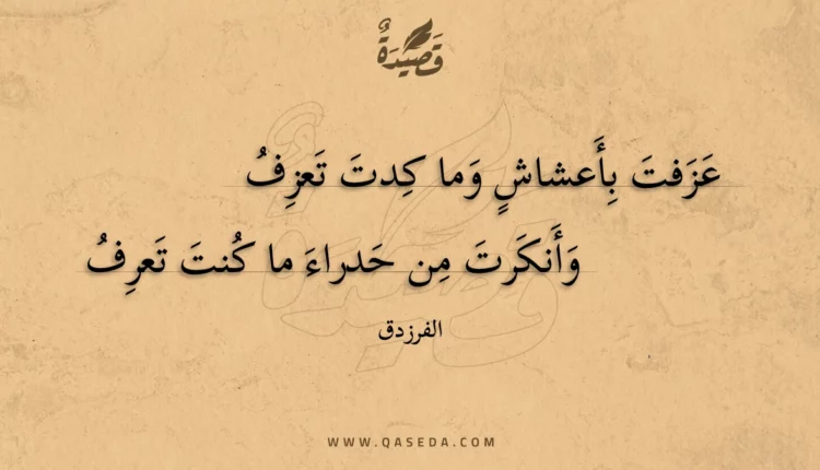 قصيدة عزفت بأعشاش وما كدت تعزف
