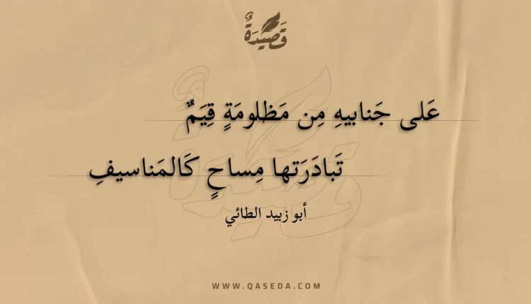 قصيدة على جنابيه من مظلومة قيم