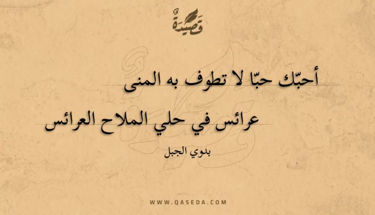 قصيدة فطال عليك الليل