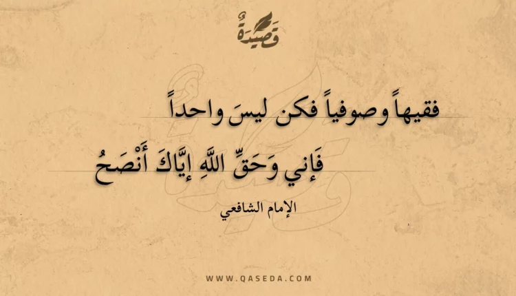 قصيدة فقيها وصوفيا فكن ليس واحدا