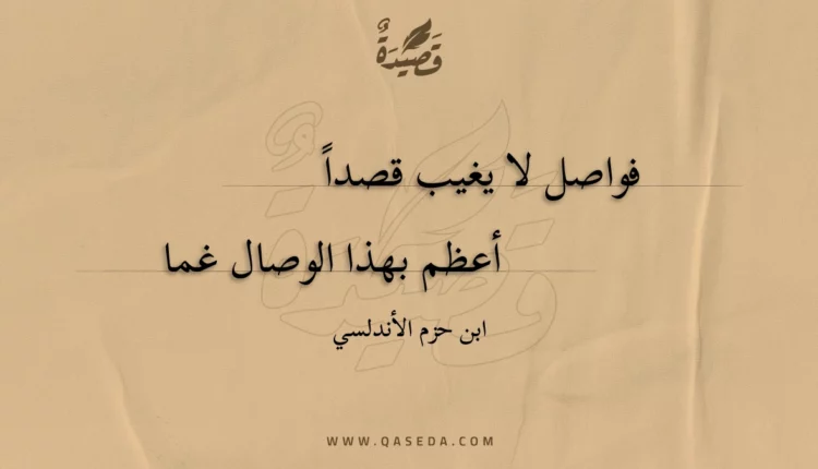 قصيدة فواصل لا يغيب قصدا