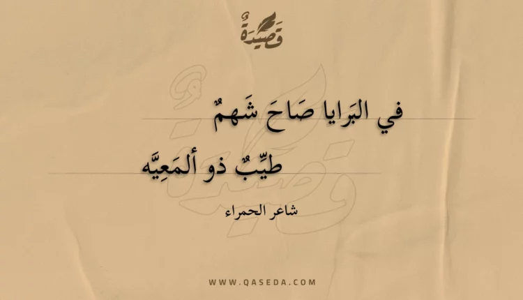 قصيدة في البرايا صاح شهم