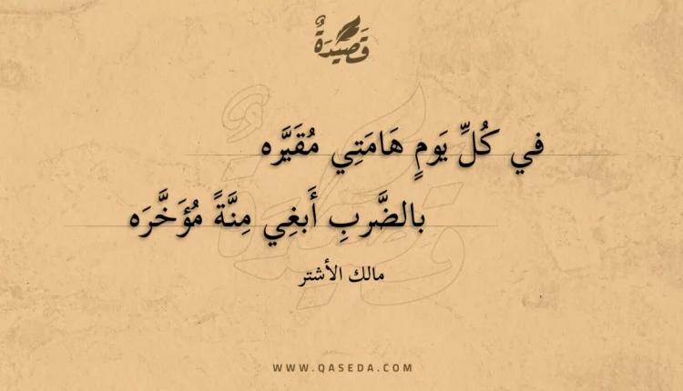 قصيدة في كل يوم هامتي مقيره