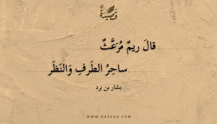 قصيدة قال ريم مرعث