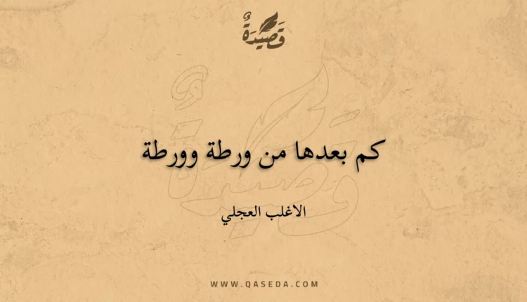 قصيدة كم بعدها من ورطة وورطة
