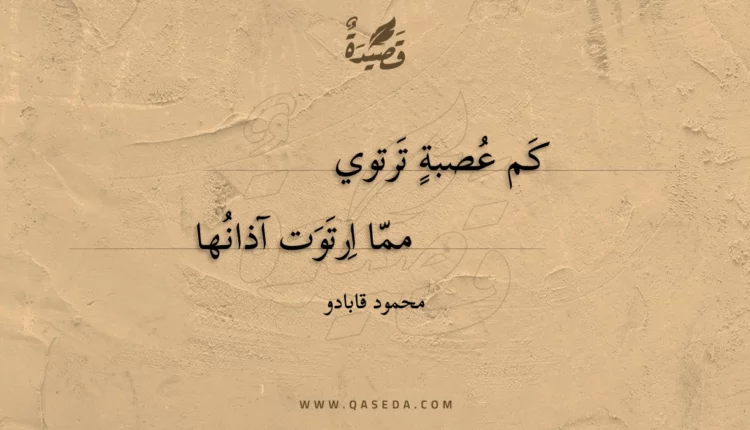 قصيدة كم عصبة ترتوي