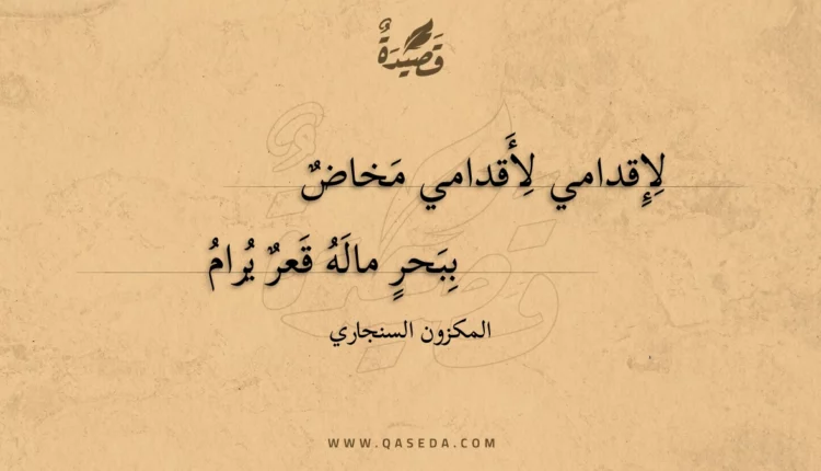 قصيدة لإقدامي لأقدامي مخاض
