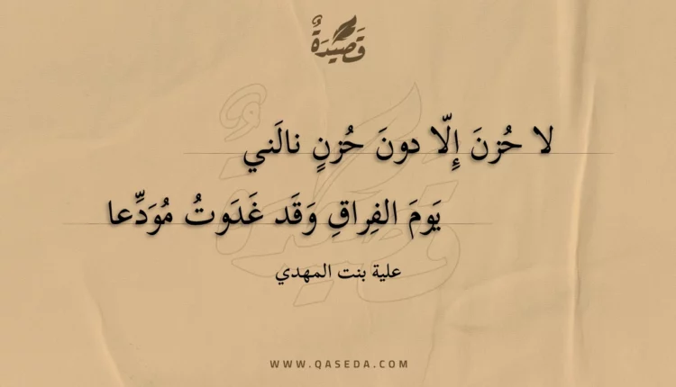 قصيدة لا حزن إلا دون حزن نالني