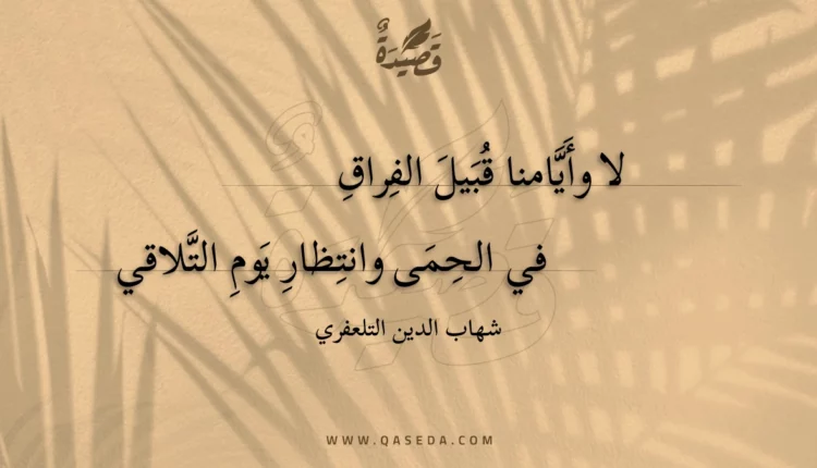 قصيدة لا وأيامنا قبيل الفراق