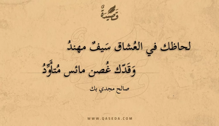 قصيدة لحاظك في العشاق سيف مهند