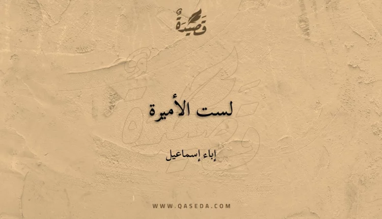 قصيدة لست الأميرة