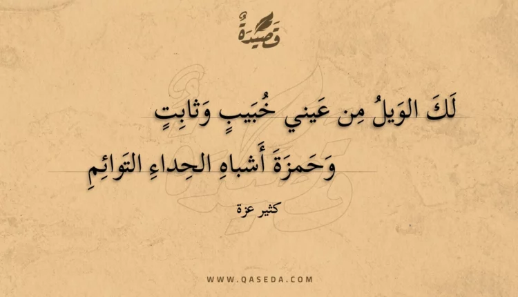 قصيدة لك الويل من عيني خبيب وثابت
