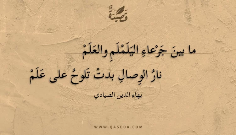 قصيدة ما بين جرعاء اليلملم والعلم