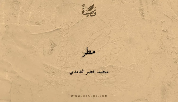 قصيدة مطر