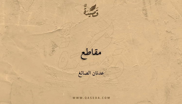 قصيدة مقاطع