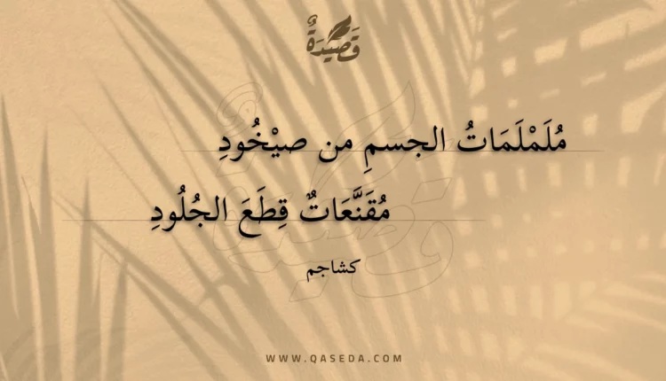 قصيدة ململمات الجسم من صيخود