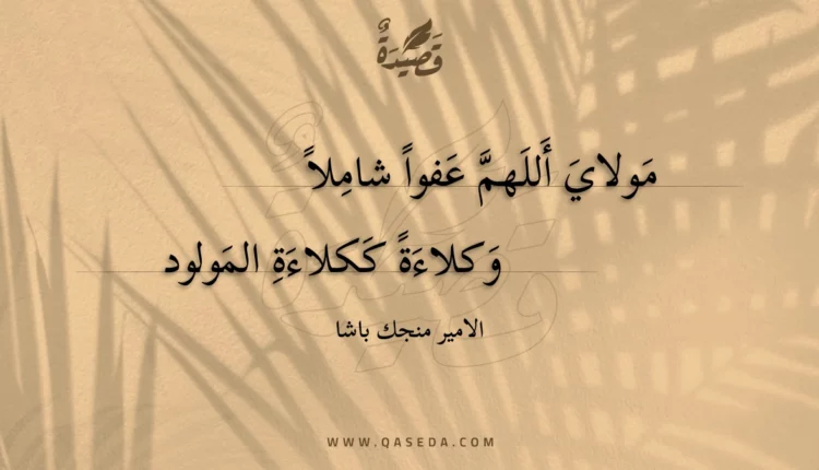 قصيدة مولاي أللهم عفوا شاملا