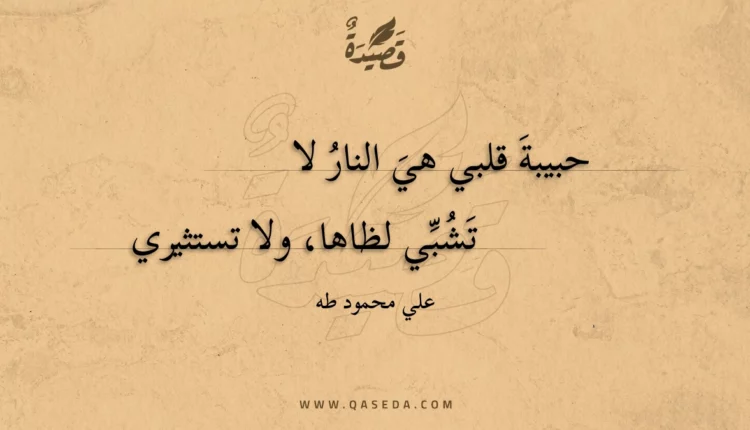 قصيدة نار ونار