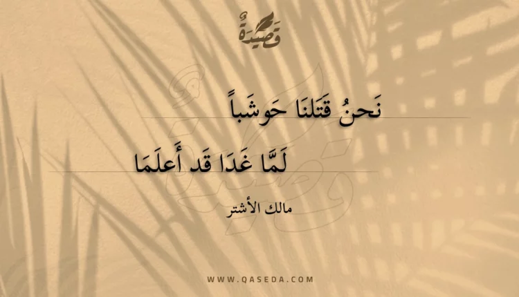 قصيدة نحن قتلنا حوشبا