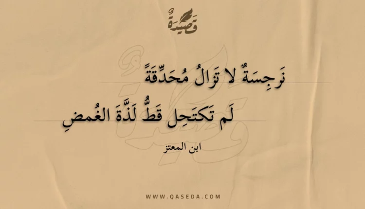 قصيدة نرجسة لا تزال محدقة
