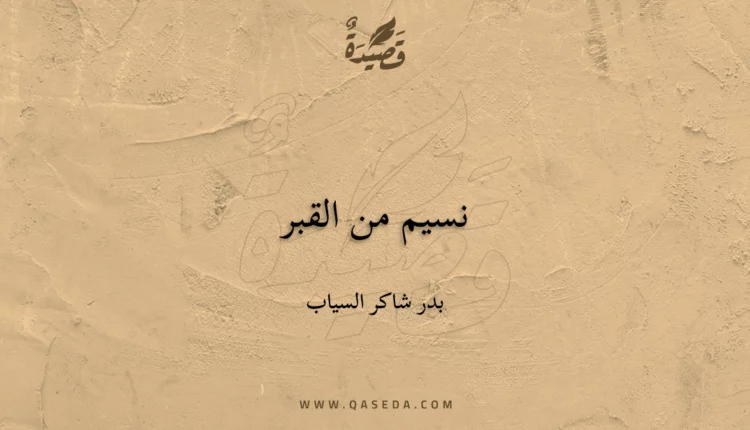 قصيدة نسيم من القبر