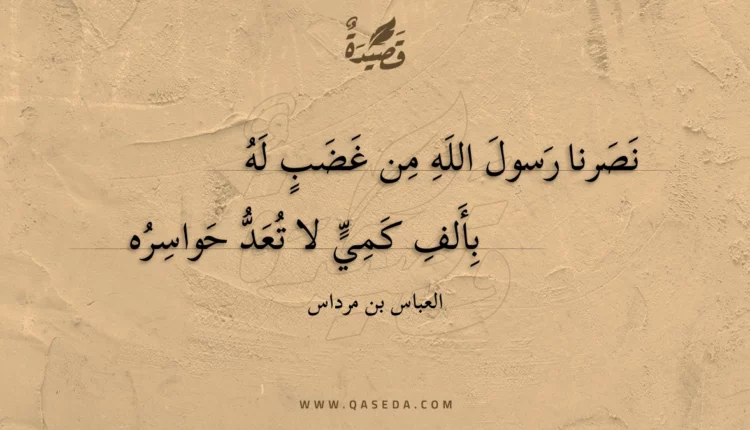قصيدة نصرنا رسول الله من غضب له