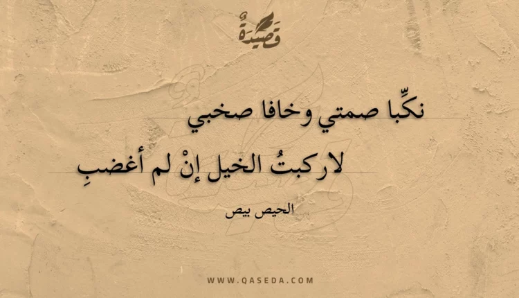 قصيدة نكبا صمتي وخافا صخبي