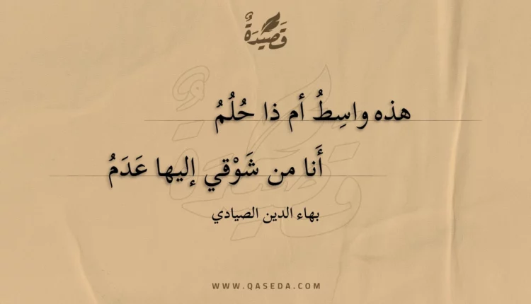 قصيدة هذه واسط أم ذا حلم