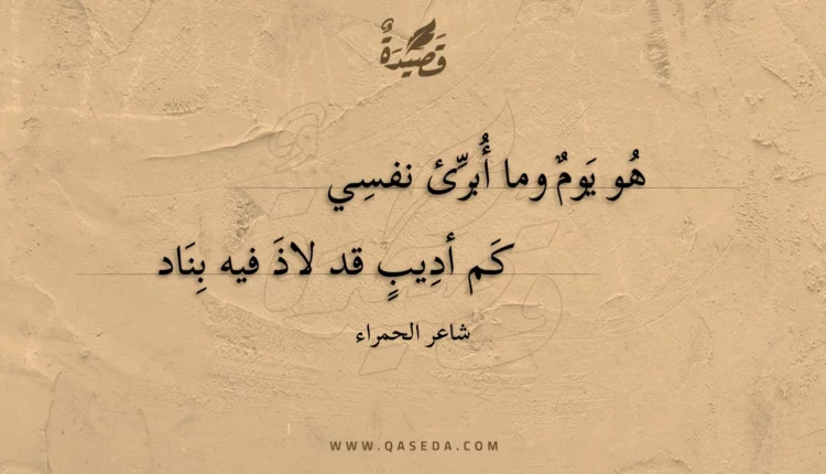 قصيدة هو يوم وما أبرئ نفسي