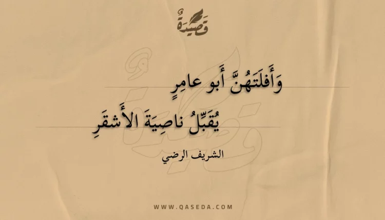 قصيدة وأفلتهن أبو عامر