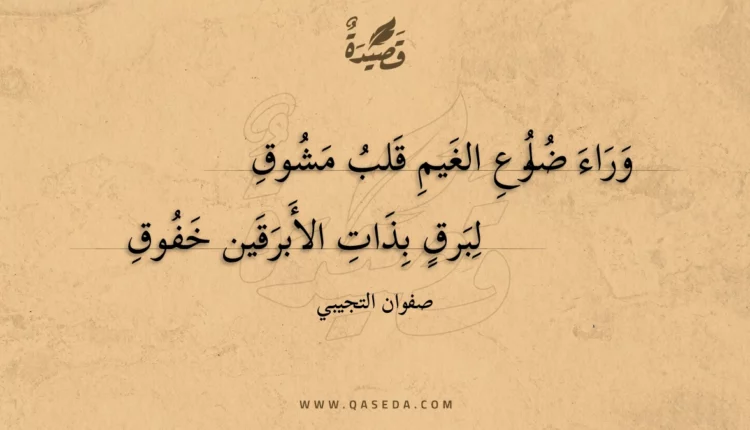 قصيدة وراء ضلوع الغيم قلب مشوق