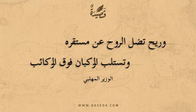 قصيدة وريح تضل الروح عن مستقره