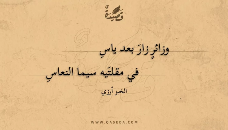 قصيدة وزائر زار بعد ياس