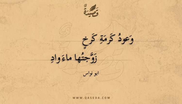 قصيدة وعود كرمة كرخ