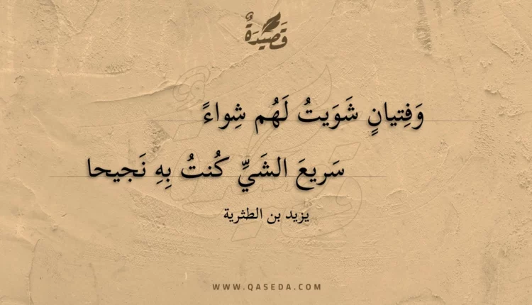 قصيدة وفتيان شويت لهم شواء