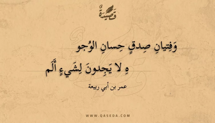 قصيدة وفتيان صدق حسان الوجو