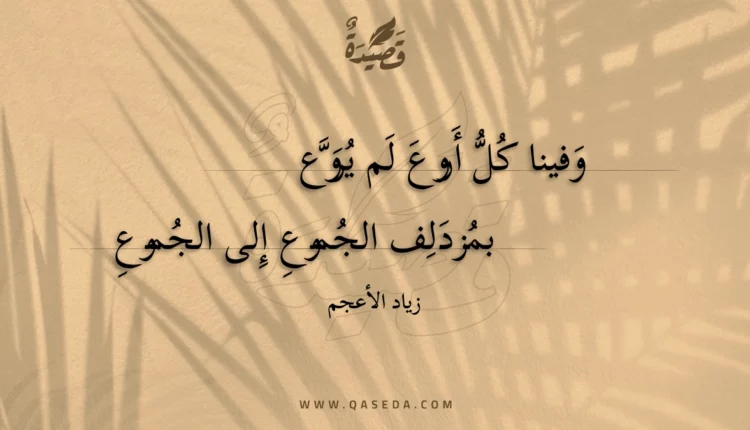 قصيدة وفينا كل أروع لم يروع