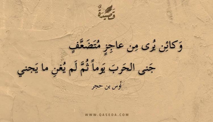 قصيدة وكائن يُرى من عاجز متضعف