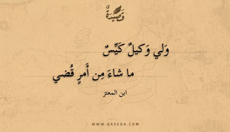 قصيدة ولي وكيل كيس