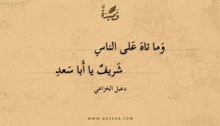 قصيدة وما تاه على الناس