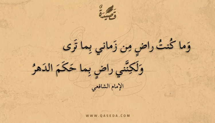 قصيدة وما كنت راض من زماني بما ترى