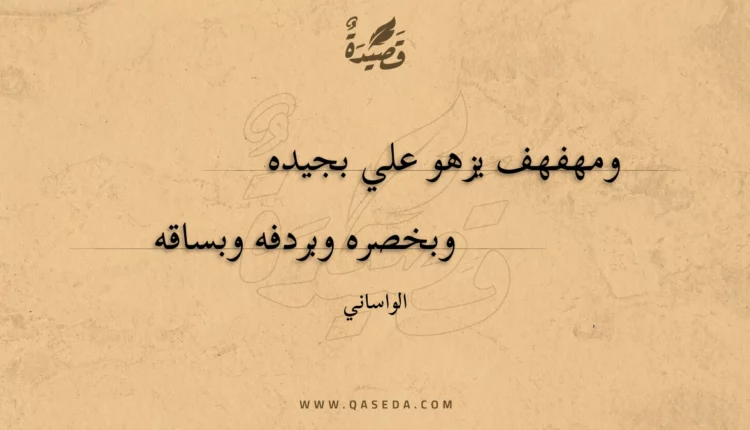 قصيدة ومهفهف يزهو علي بجيده