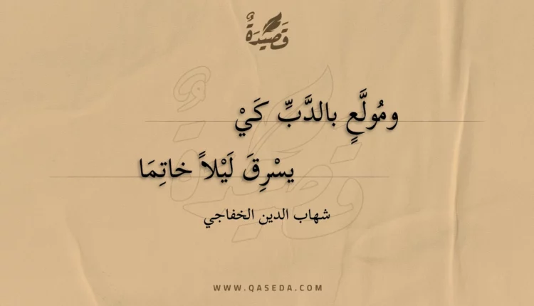 قصيدة ومولع بالدب كي