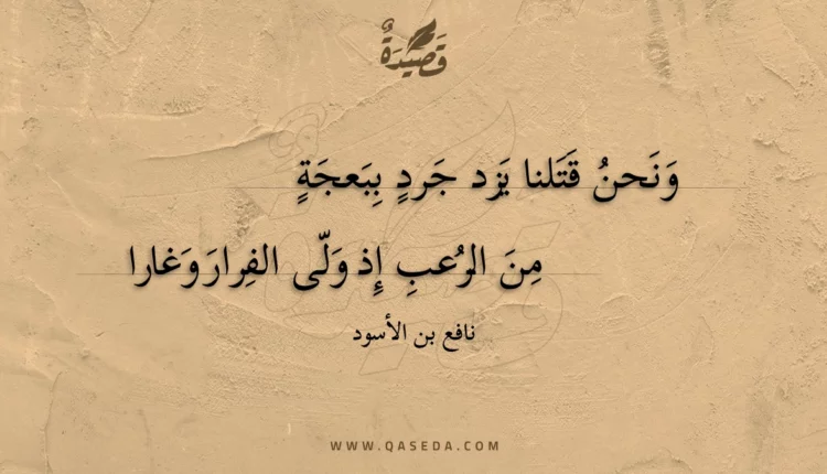 قصيدة ونحن قتلنا يزد جرد ببعجة