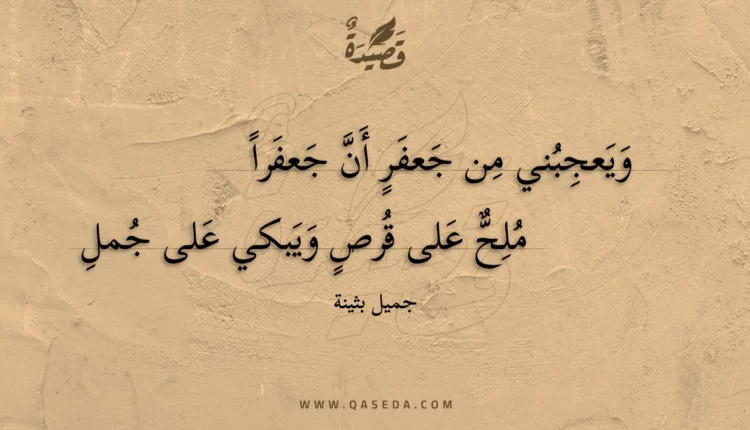 قصيدة ويعجبني من جعفر أن جعفرا