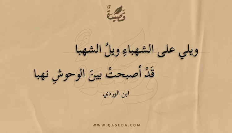 قصيدة ويلي على الشهباء ويل الشهبا