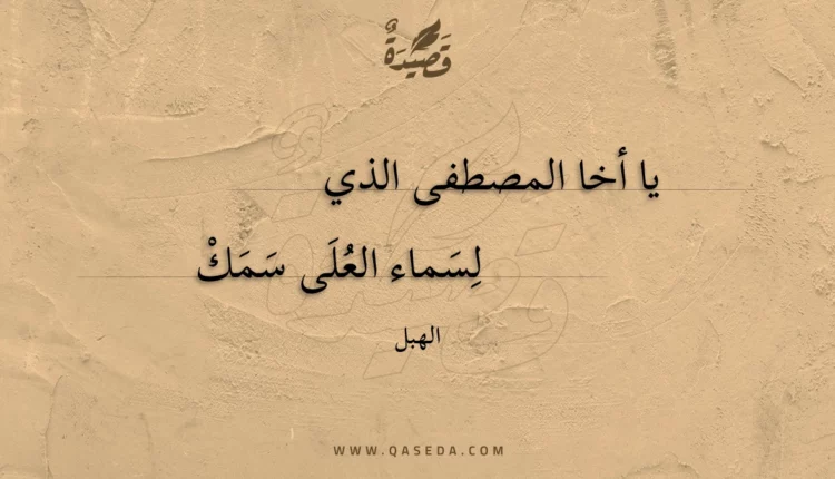 قصيدة يا أخا المصطفى الذي